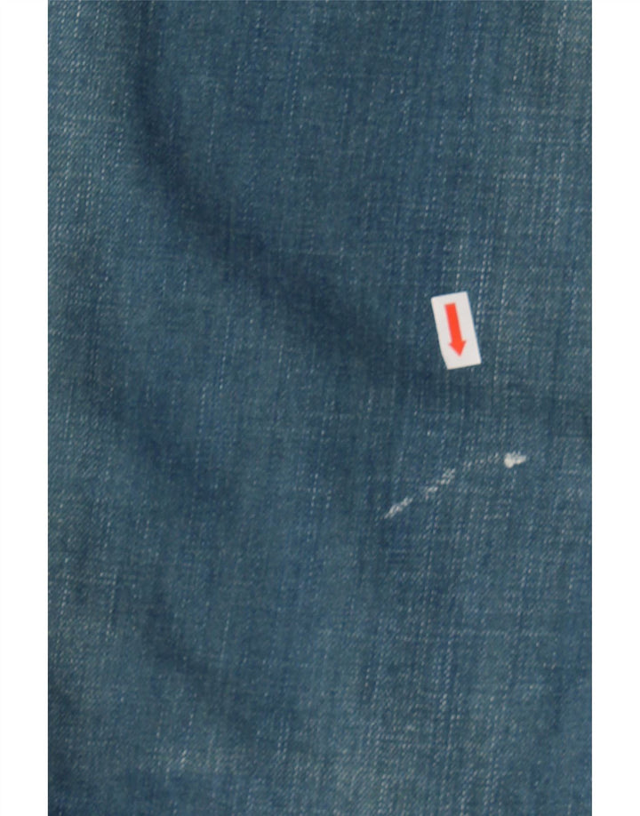 LEVI'S Mens 504 Straight Jeans W29 L32 Blue Cotton Vintage Levi's and Second-Hand Levi's from Messina Hembry 