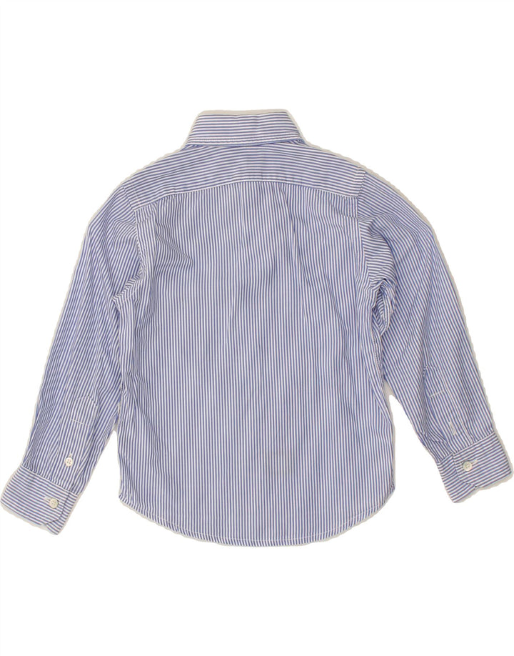 JECKERSON Boys Shirt 3-4 Years Blue Pinstripe Cotton Vintage Jeckerson and Second-Hand Jeckerson from Messina Hembry 