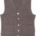 Zara Womens Knit Waistcoat UK 12 Medium Grey Polyester