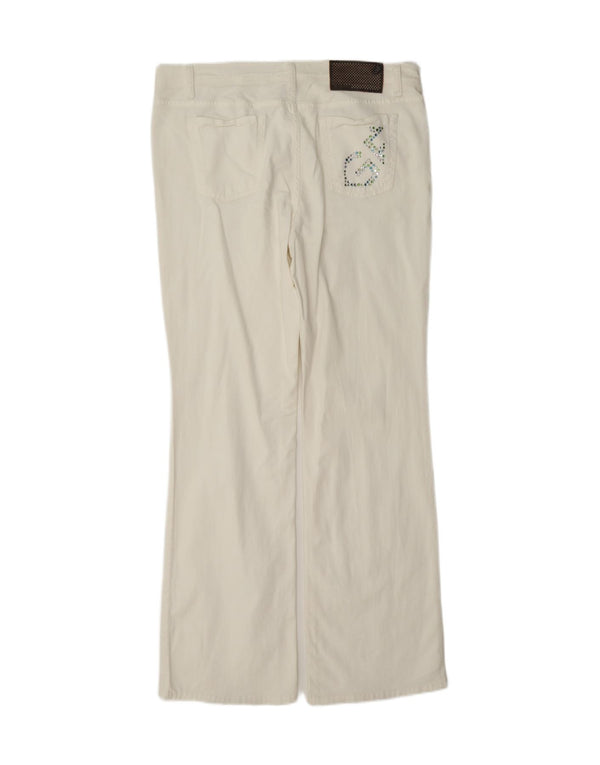 GF Ferre Womens Bootcut Jeans W34 L31 White