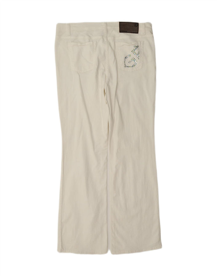 GF Ferre Womens Bootcut Jeans W34 L31 White