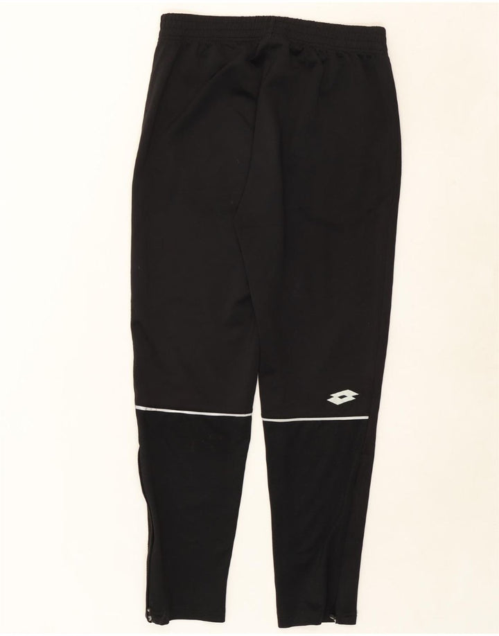 LOTTO Mens Tracksuit Trousers Large  Black Polyester Vintage Lotto and Second-Hand Lotto from Messina Hembry 
