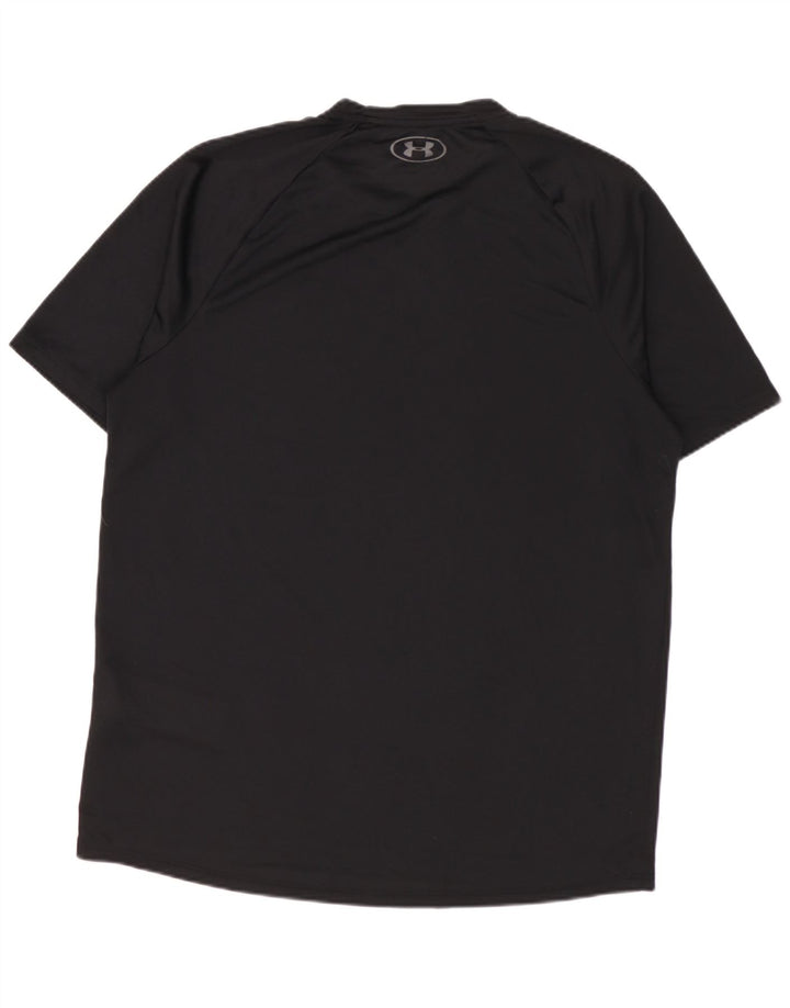 Under Armour Mens T-Shirt Top Medium Black Polyester