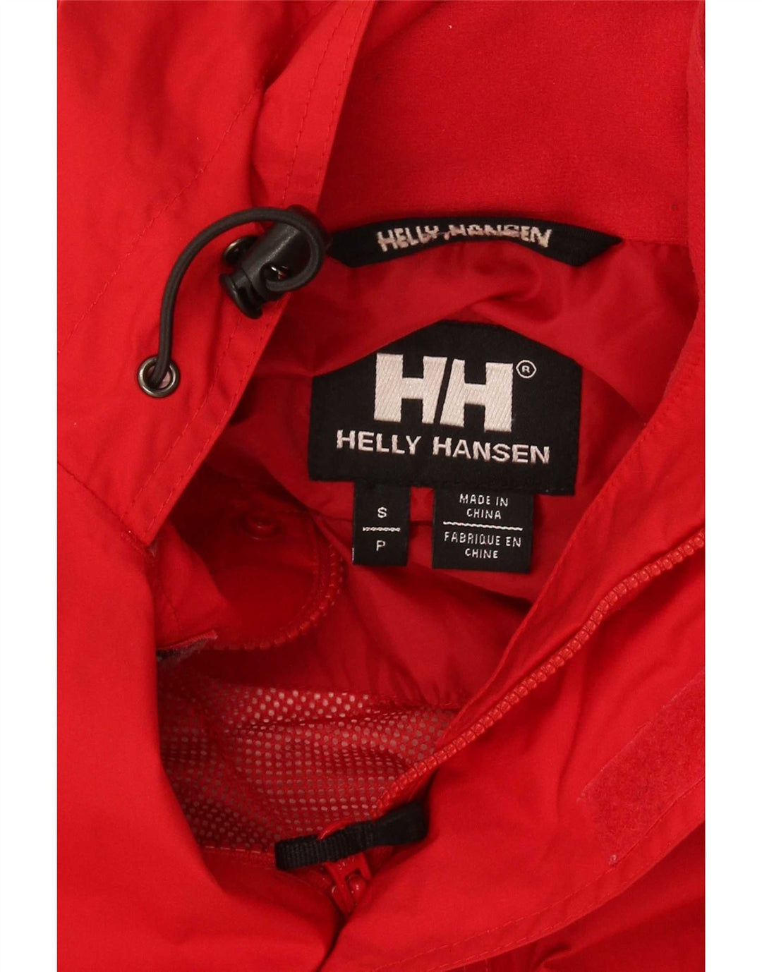 Helly Hansen Mens Hooded Rain Jacket UK 36 Small Red