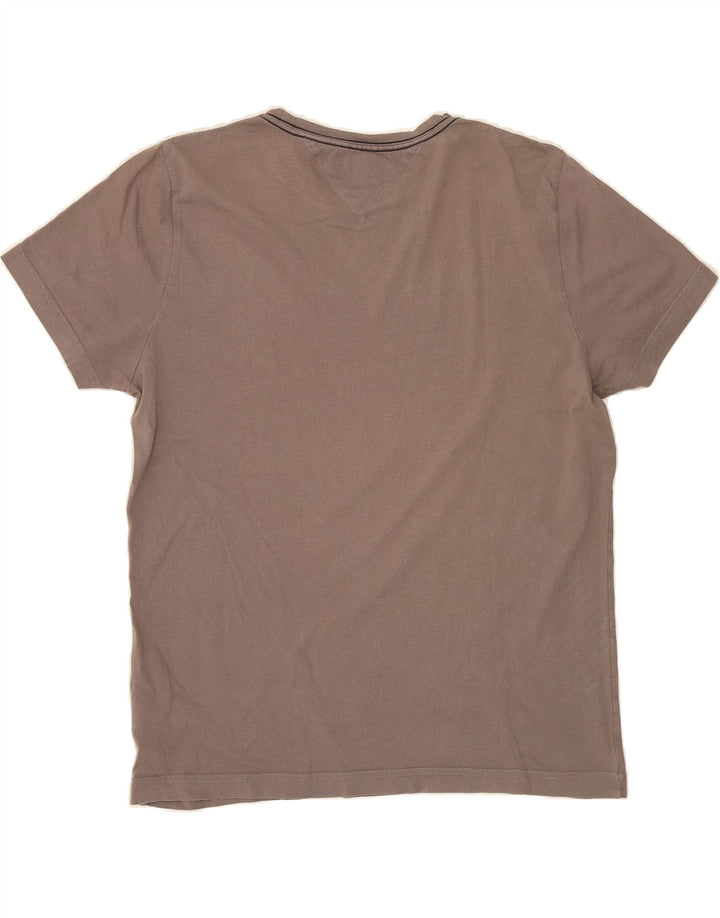 TOMMY HILFIGER Mens NYC Graphic T-Shirt Top Medium Grey Cotton Vintage Tommy Hilfiger and Second-Hand Tommy Hilfiger from Messina Hembry 