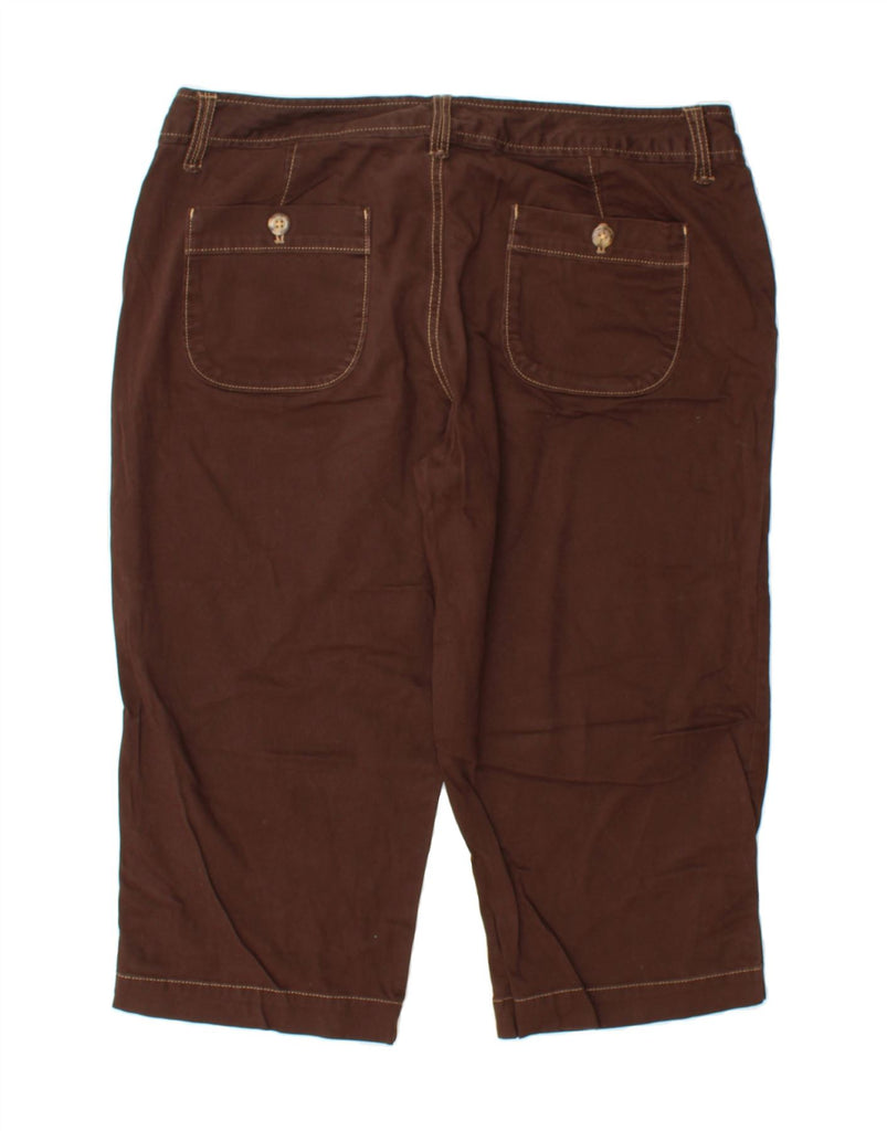 EDDIE BAUER Womens Bermuda Shorts US 14 XL W36 L20 Brown Cotton Vintage Eddie Bauer and Second-Hand Eddie Bauer from Messina Hembry 