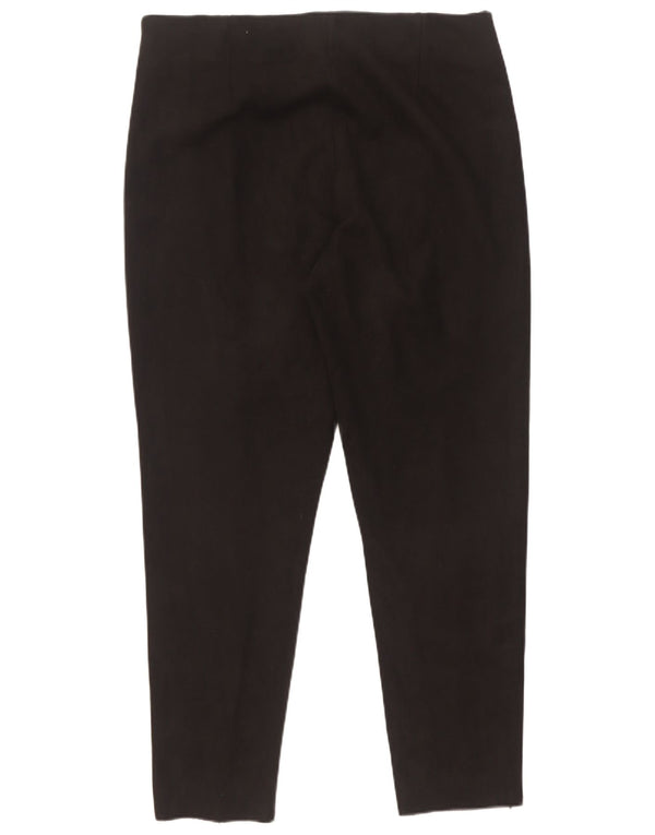 Zara Womens Slim Casual Trousers 2XL W34 L28 Black