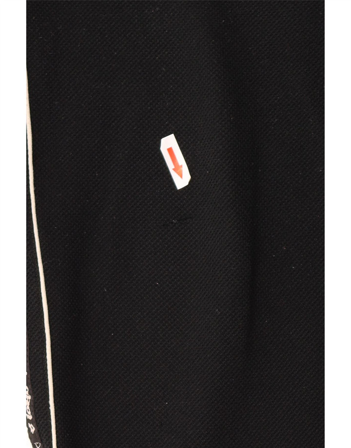 Lotto Mens Graphic Tracksuit Trousers UK 40/42 Large  Black Polyester