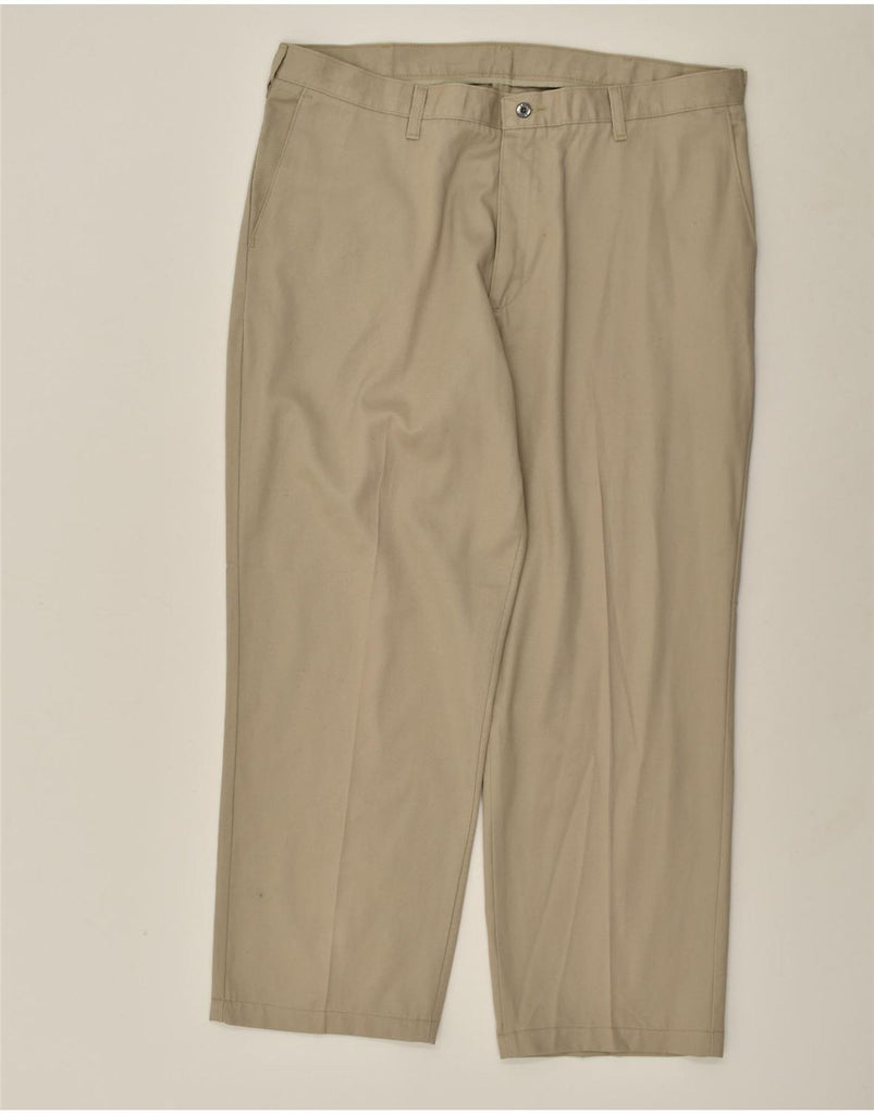 LEE Mens Straight Chino Trousers W40 L30  Beige Cotton | Vintage Lee | Thrift | Second-Hand Lee | Used Clothing | Messina Hembry 