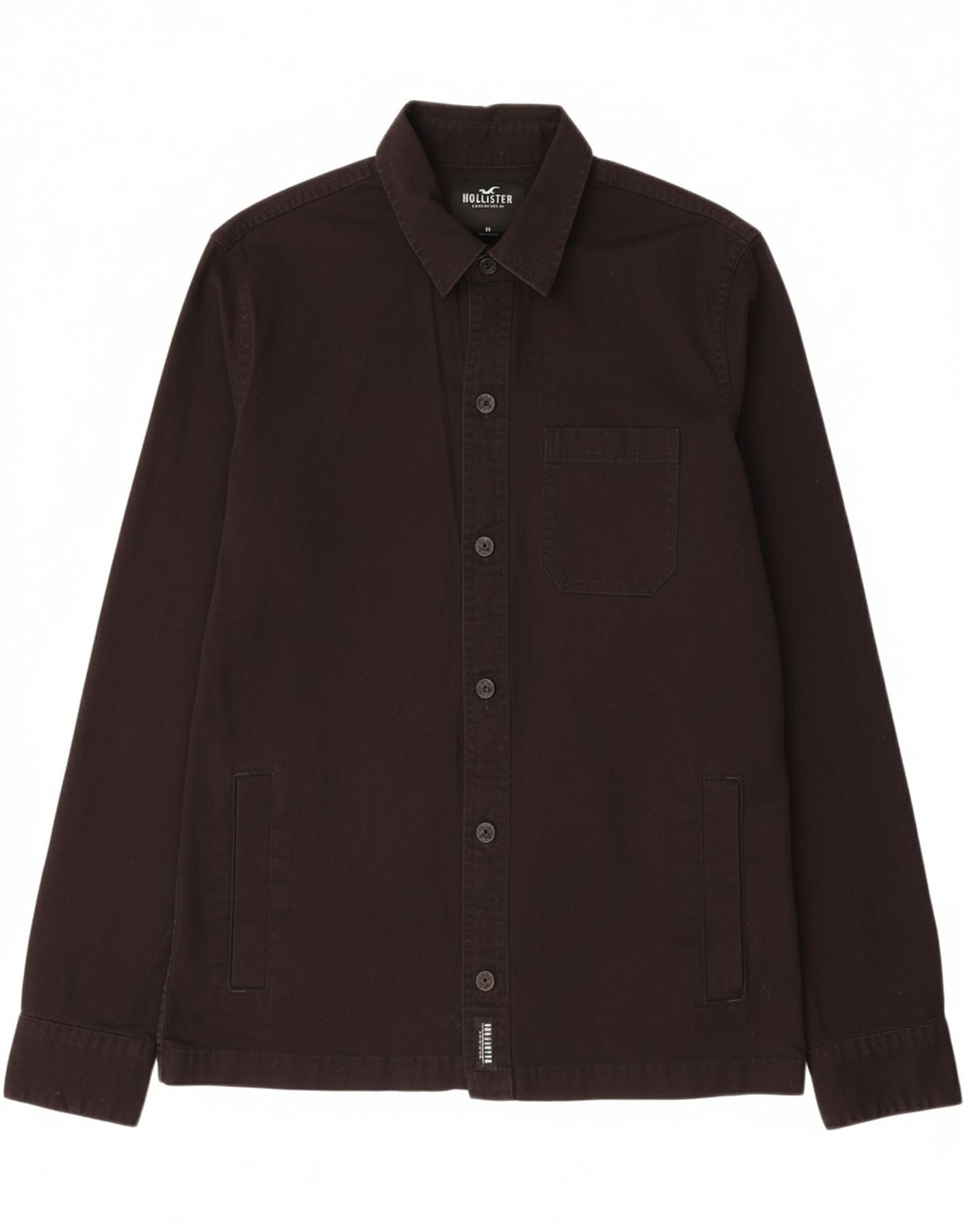 HOLLISTER Mens Graphic Shirt Medium Black Cotton Vintage