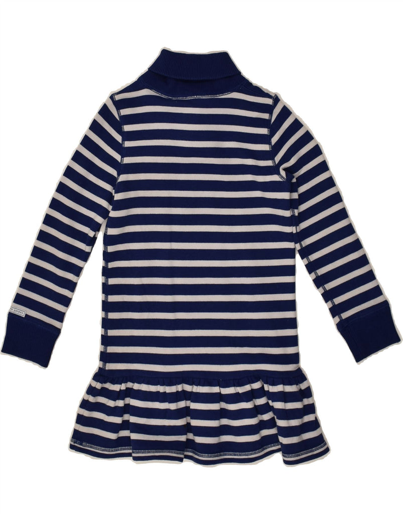 RALPH LAUREN Girls Sweatshirt Dress 5-6 Years Blue Striped Cotton | Vintage Ralph Lauren | Thrift | Second-Hand Ralph Lauren | Used Clothing | Messina Hembry 