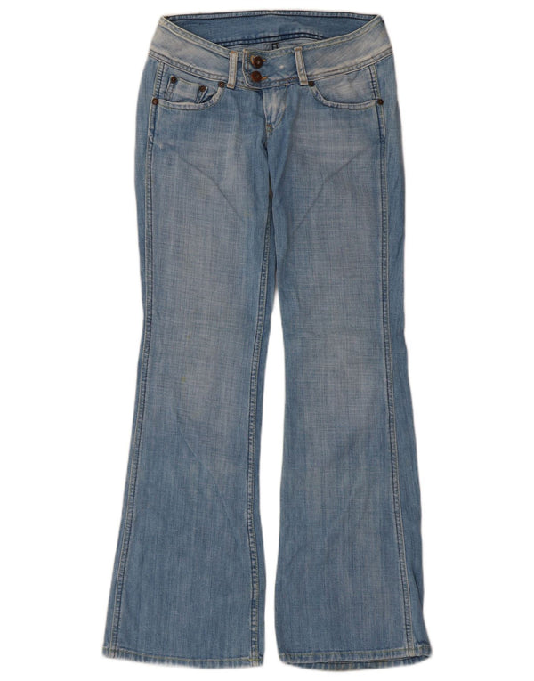 PEPE Jeans Womens Flared Jeans W26 L30 Blue Cotton