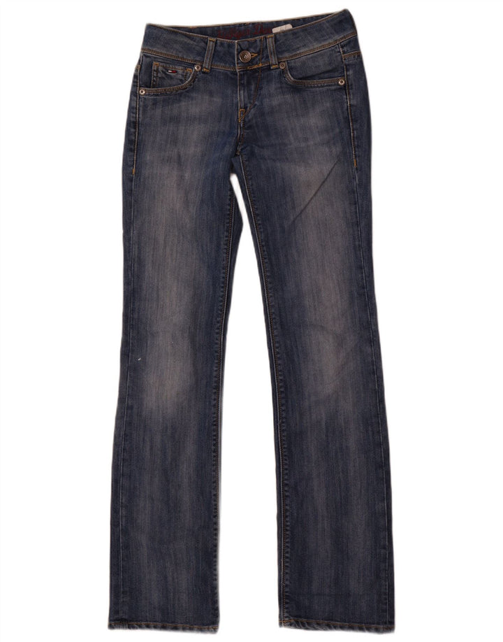 Tommy Hilfiger Womens Straight Jeans W27 L34 Blue Cotton