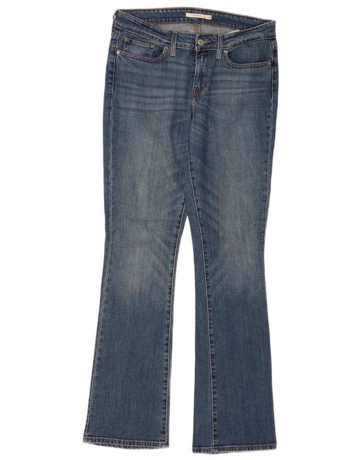 Levi's Womens 715 Bootcut Jeans W29 L32 Blue Cotton