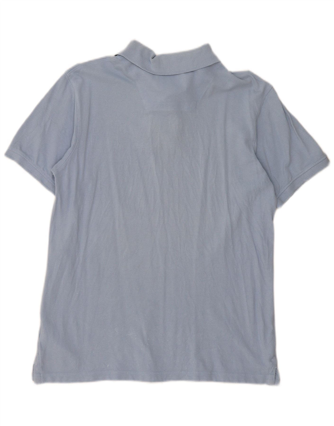 Timberland Mens Regular Fit Polo Shirt Large Blue Cotton