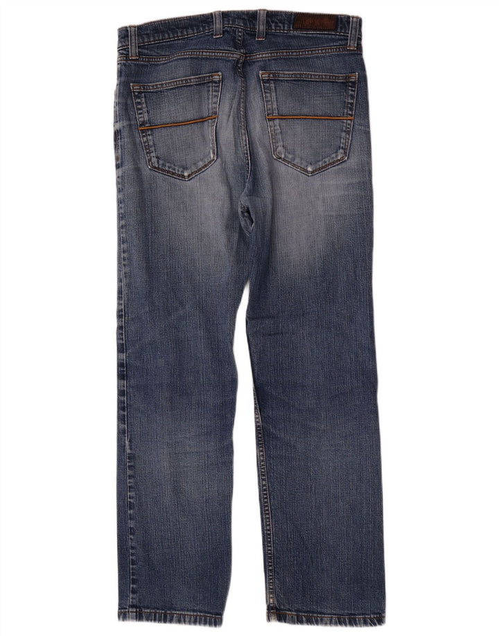 Marks & Spencer Mens Regular Straight Jeans W34 L29 Blue Cotton