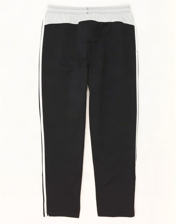 Adidas Mens Tracksuit Trousers UK 44/46 Large Black Colourblock Polyester
