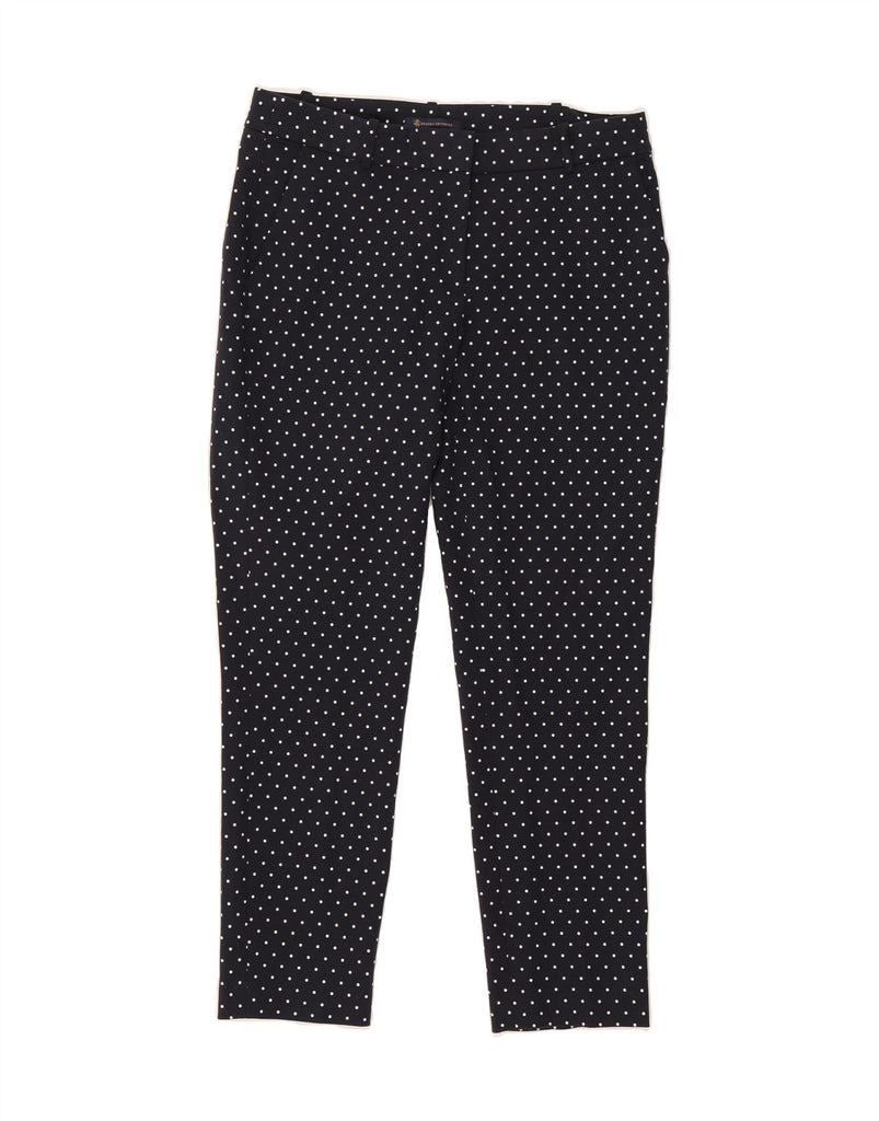 BROOKS BROTHERS Womens Chino Trousers US 10 Large W32 L28 Navy Blue Vintage Brooks Brothers and Second-Hand Brooks Brothers from Messina Hembry 