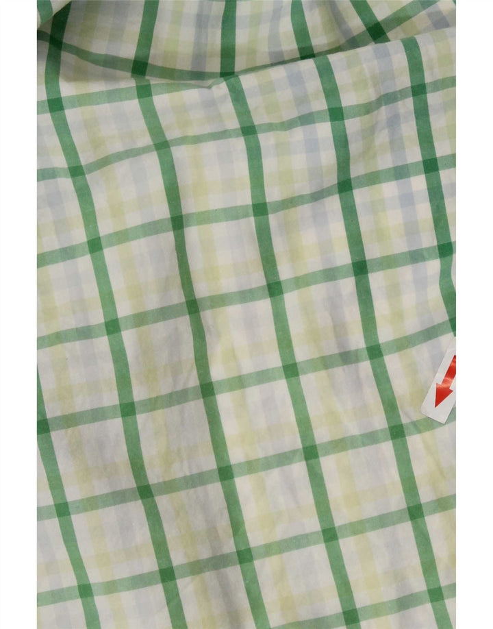 Tommy Hilfiger Mens Shirt 2XL Green Check Cotton