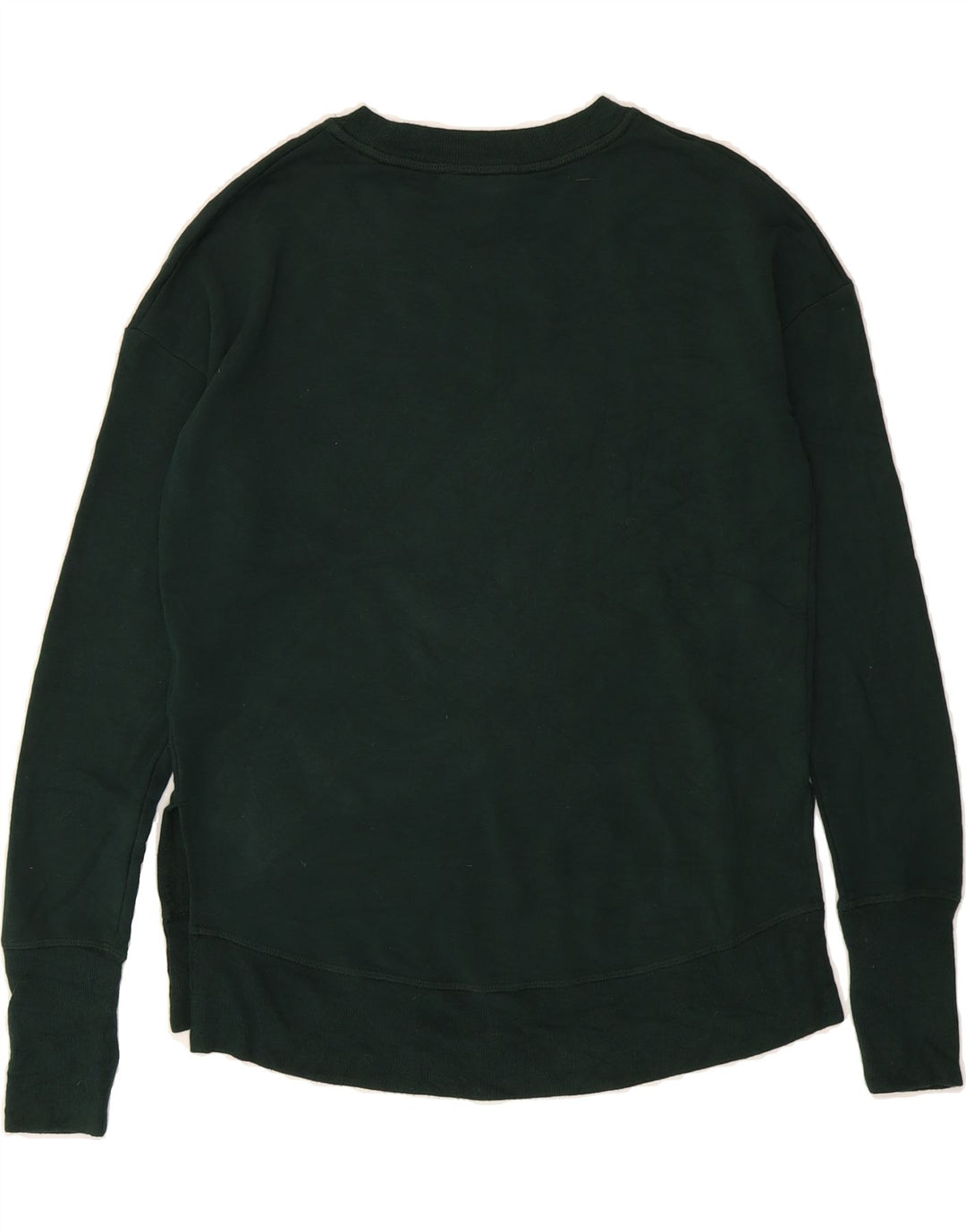 ATHLETA Womens Oversized Sweatshirt Jumper UK 2 2XS Green Modal Vintage Athleta and Second-Hand Athleta from Messina Hembry 