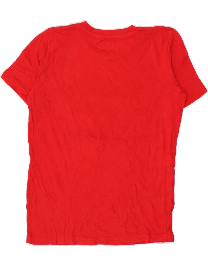 MAJESTIC Boys Graphic T-Shirt Top 10-11 Years Medium  Red Cotton Vintage Majestic and Second-Hand Majestic from Messina Hembry 