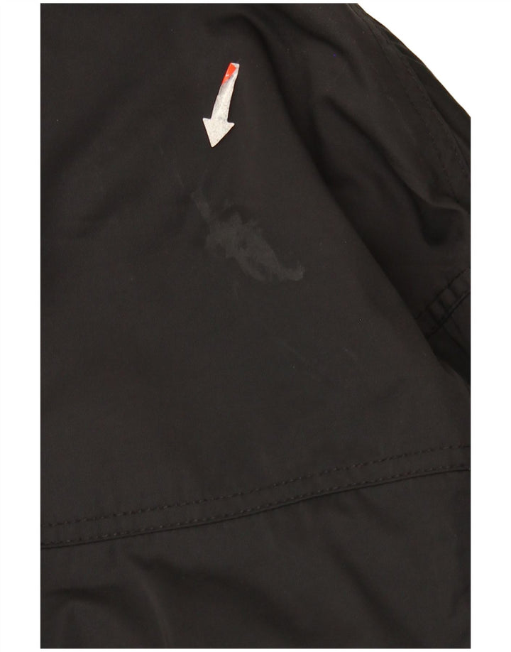 Zara Womens Oversized Padded Jacket UK 6 XS Black Nylon