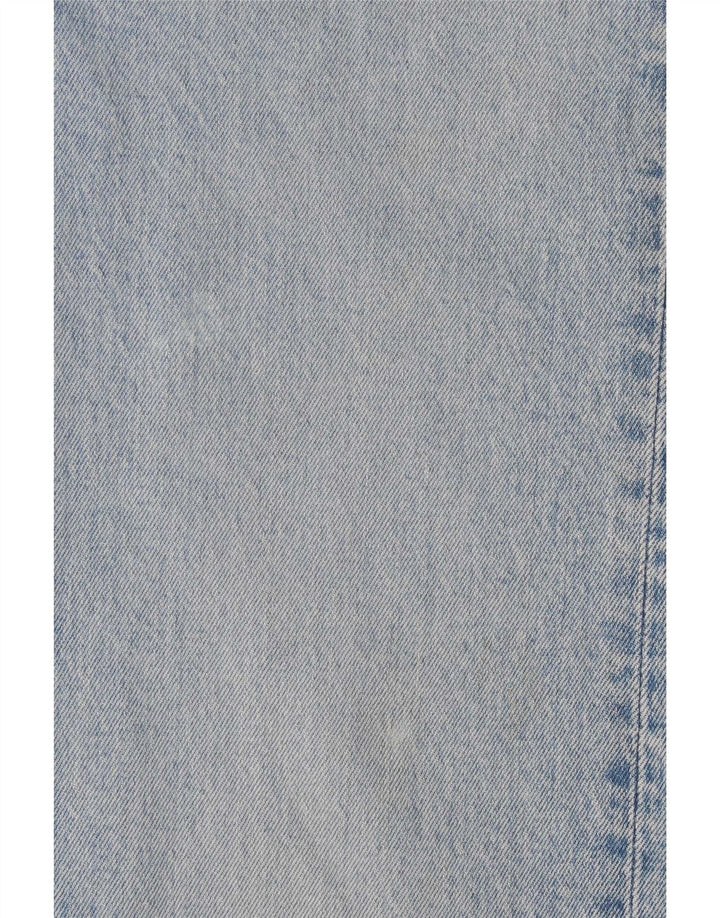 Levi's Womens Ribcage Straight Jeans W28 L27 Blue Cotton