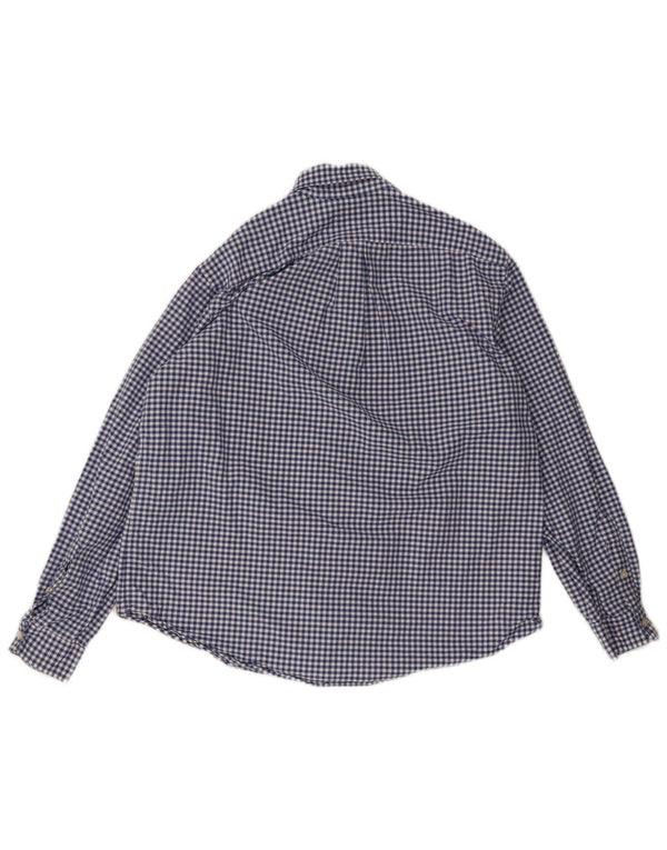 Ralph Lauren Mens Shirt XL Blue Gingham Cotton
