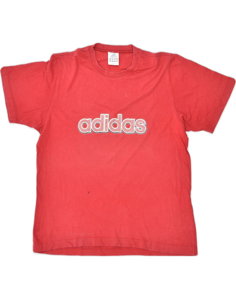 ADIDAS Mens Graphic T-Shirt Top Large Red Cotton | Vintage | Thrift | Second-Hand | Used Clothing | Messina Hembry 