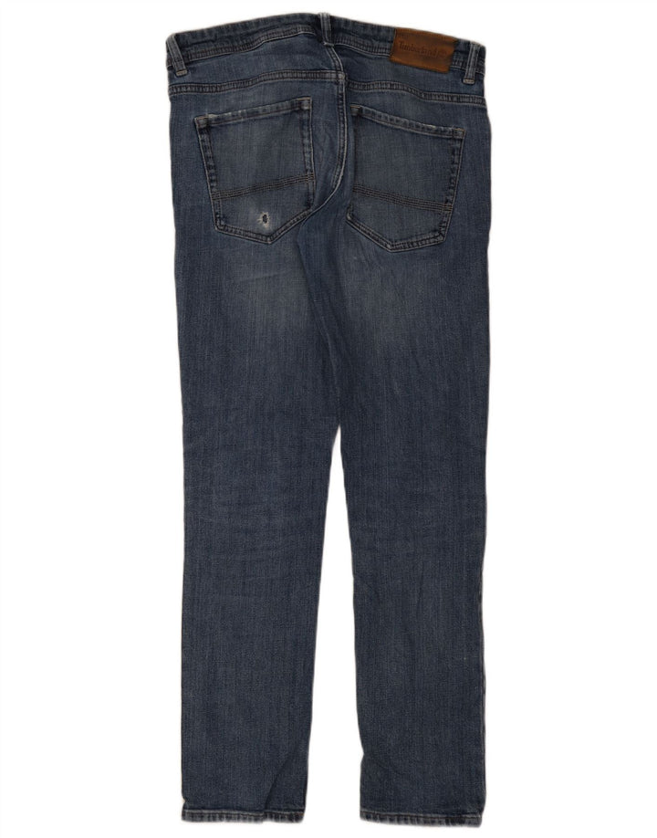 Timberland Mens Slim Jeans W32 L32 Blue Cotton