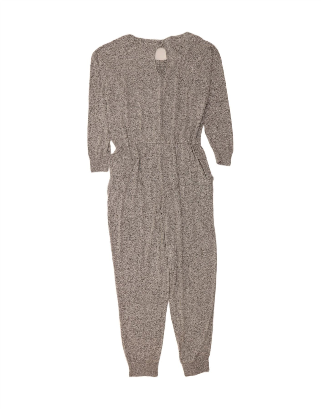 Fat Face Womens Oversized Jumpsuit UK 16 Large  Grey Flecked Viscose