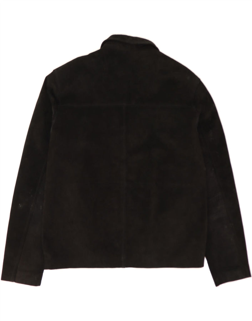 URBAN SPIRIT Mens Suede Jacket UK 40 Large Black Leather Vintage Urban Spirit and Second-Hand Urban Spirit from Messina Hembry 