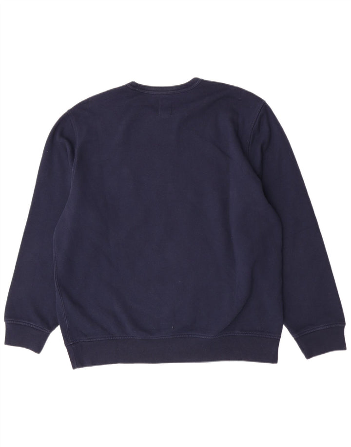 Gap Mens Graphic Sweatshirt Jumper XL Navy Blue Cotton