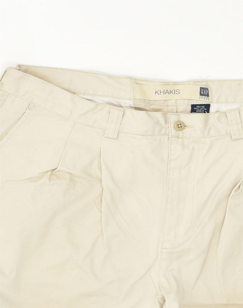 GAP Mens Khakis Pegged Chino Trousers W36 L30 Beige Cotton | Vintage Gap | Thrift | Second-Hand Gap | Used Clothing | Messina Hembry 