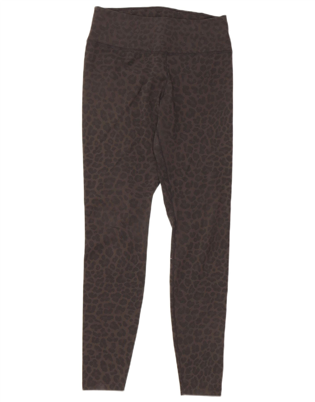Nike Womens Dri Fit Leggings UK 10 Small  Grey Animal Print Polyester