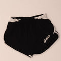 Asics Womens Sport Shorts UK 10 Small  Black Colourblock Polyester