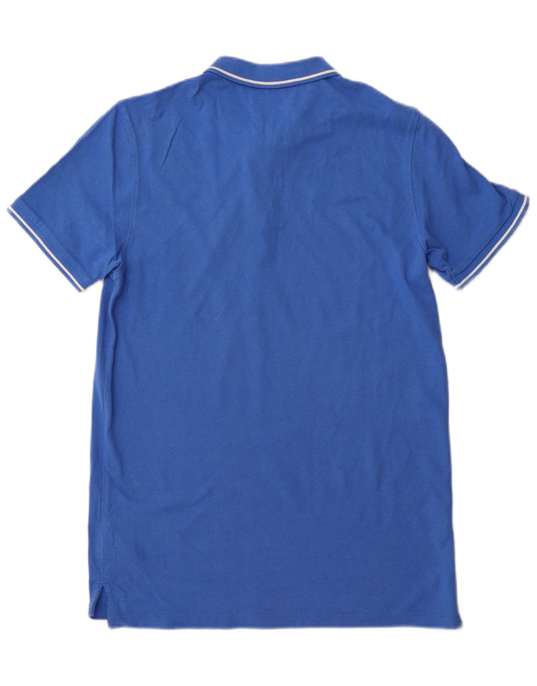 LEE Mens Regular Fit Polo Shirt Medium Blue Cotton