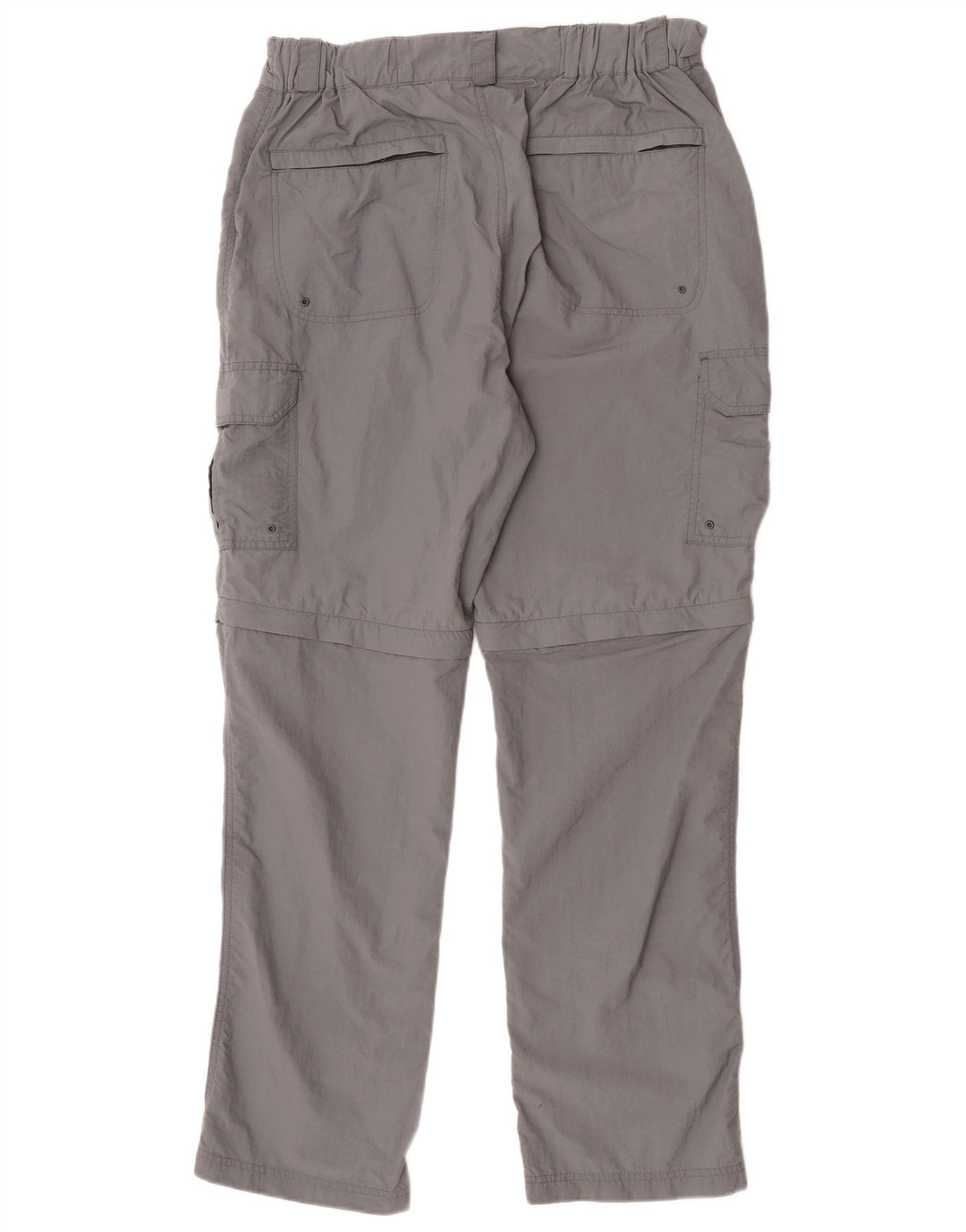 Mountain Warehouse Mens Straight Cargo Trousers W34 L31 Grey Nylon