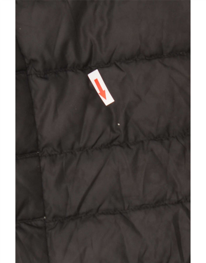 Tommy Hilfiger Womens Padded Jacket UK 14 Medium Black Polyester
