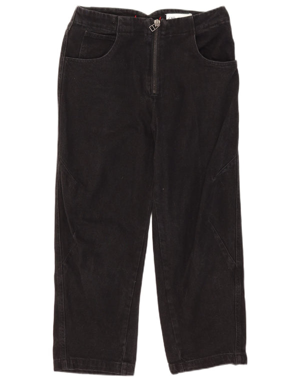 Zara Womens Straight Jeans EU 36 XS W26 L23 Black Cotton