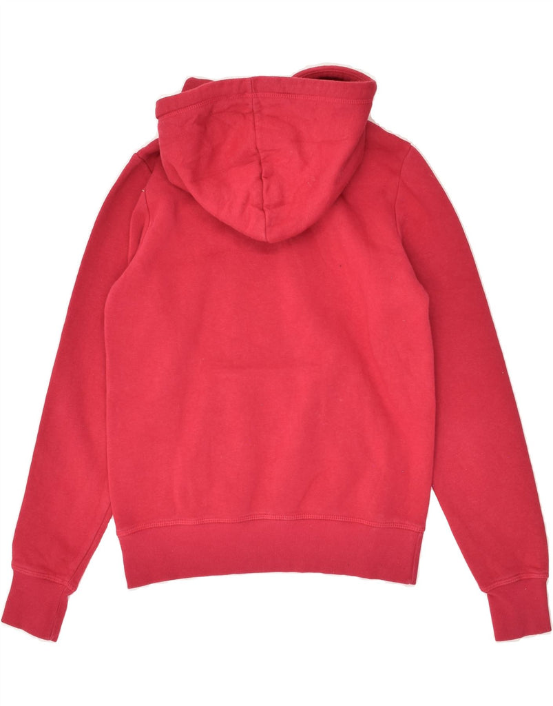 CHAMPION Womens Graphic Hoodie Jumper UK 6 XS Red | Vintage Champion | Thrift | Second-Hand Champion | Used Clothing | Messina Hembry 