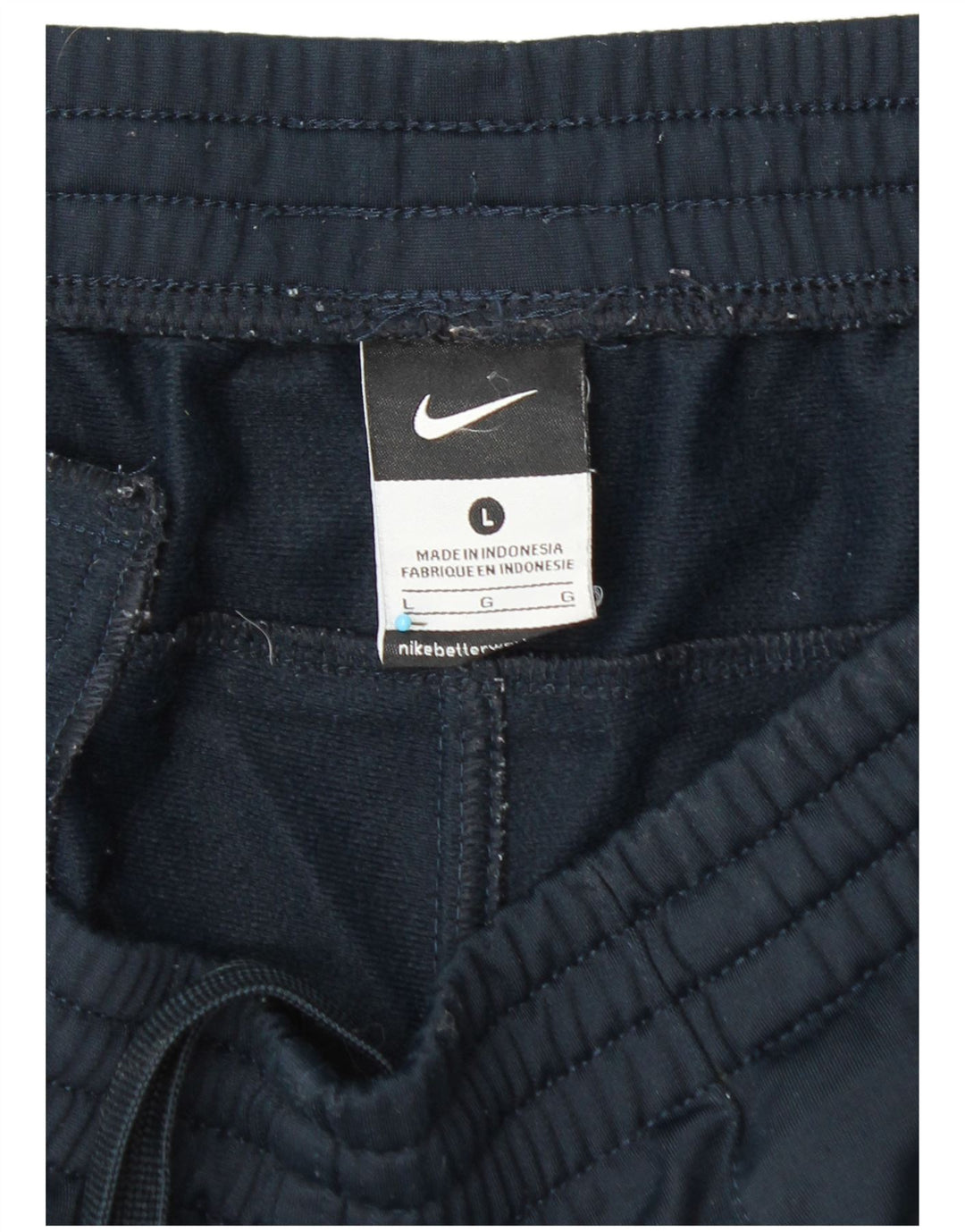 Nike Mens Tracksuit Trousers Large  Navy Blue Polyester