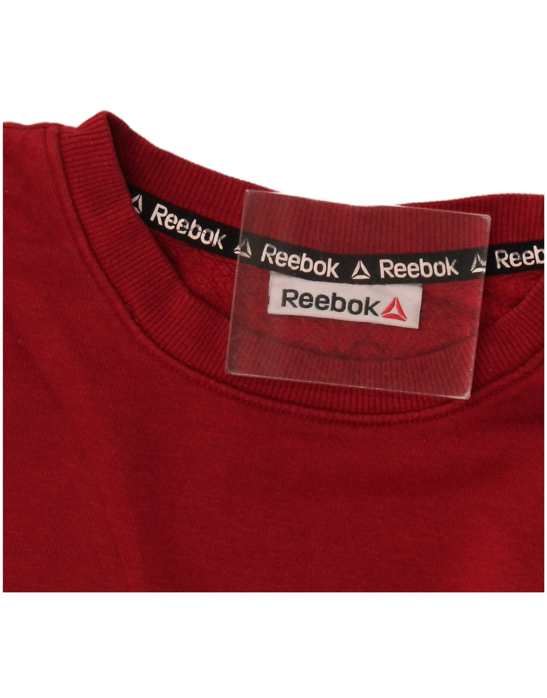 Reebok Mens Graphic Sweatshirt Jumper Large Burgundy