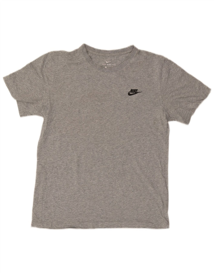 Nike Mens T-Shirt Top Small Grey Flecked Cotton