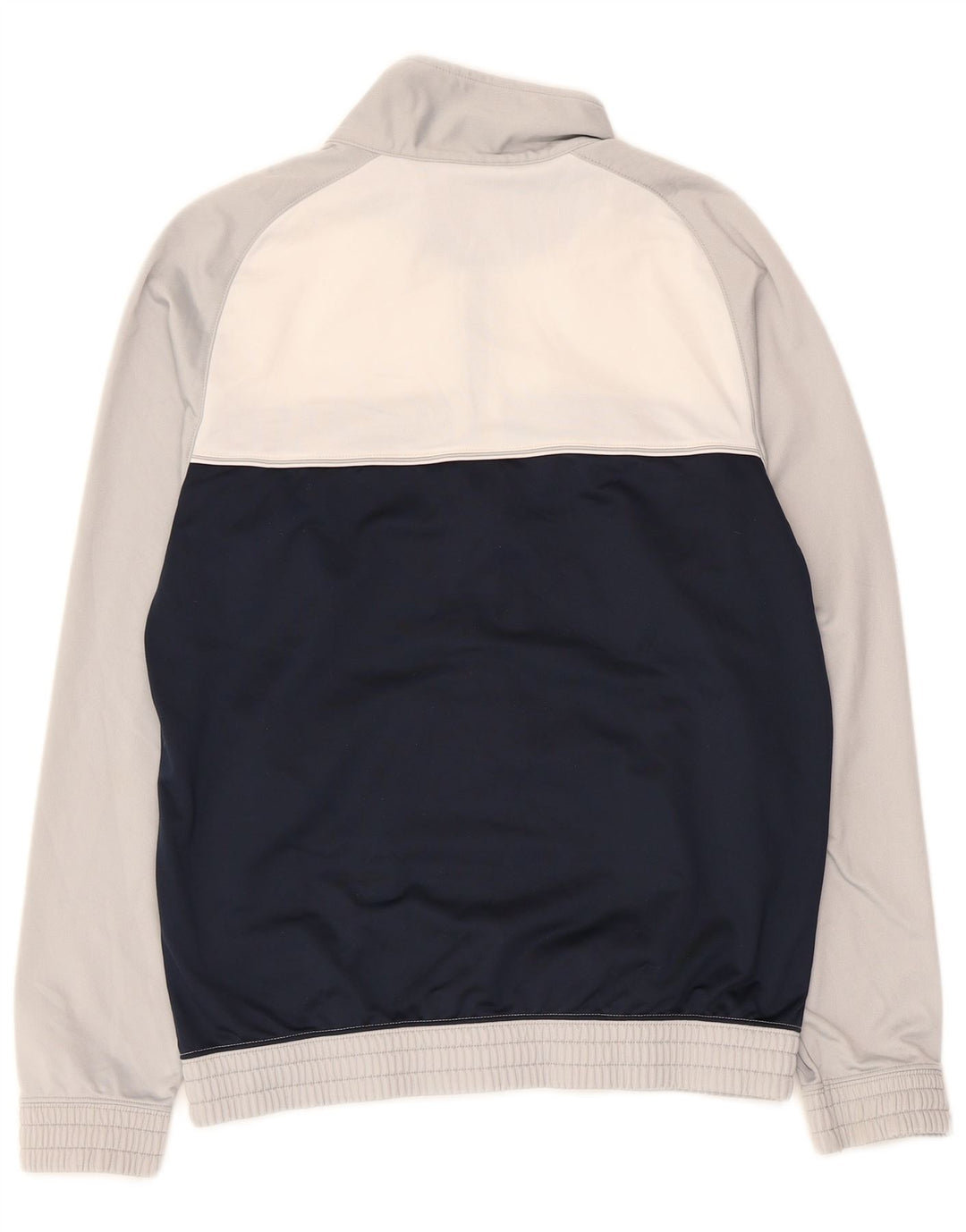CHAMPION Mens Tracksuit Top Jacket Medium Grey Colourblock Polyester