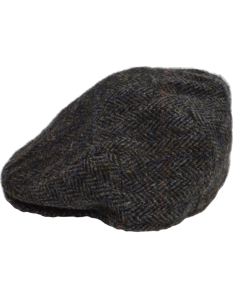 JOHN LEWIS Mens Flat Cap Small Grey Herringbone Wool | Vintage John Lewis | Thrift | Second-Hand John Lewis | Used Clothing | Messina Hembry 