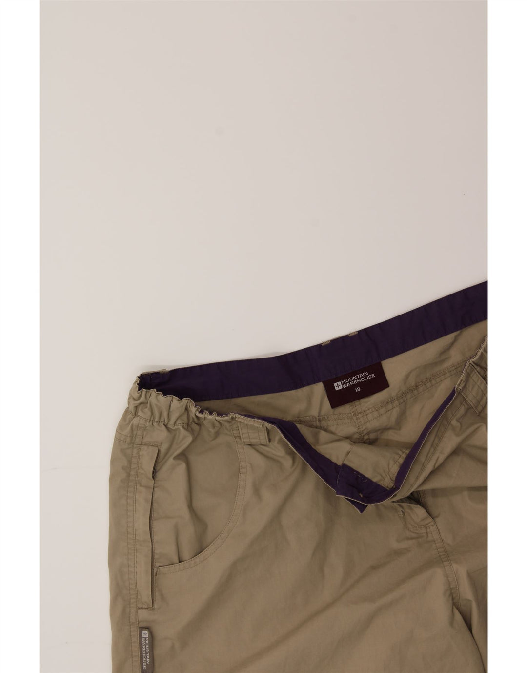 MOUNTAIN WAREHOUSE Womens Cargo Trousers UK 18 XL  W40 Beige Vintage Mountain Warehouse and Second-Hand Mountain Warehouse from Messina Hembry 
