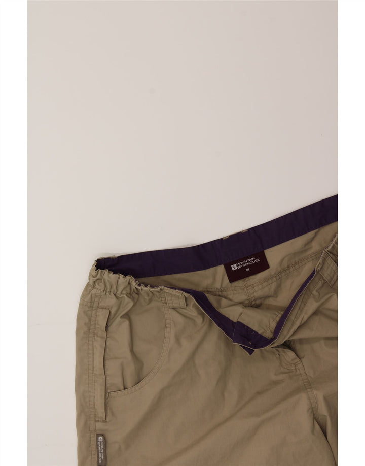MOUNTAIN WAREHOUSE Womens Cargo Trousers UK 18 XL  W40 Beige Vintage Mountain Warehouse and Second-Hand Mountain Warehouse from Messina Hembry 