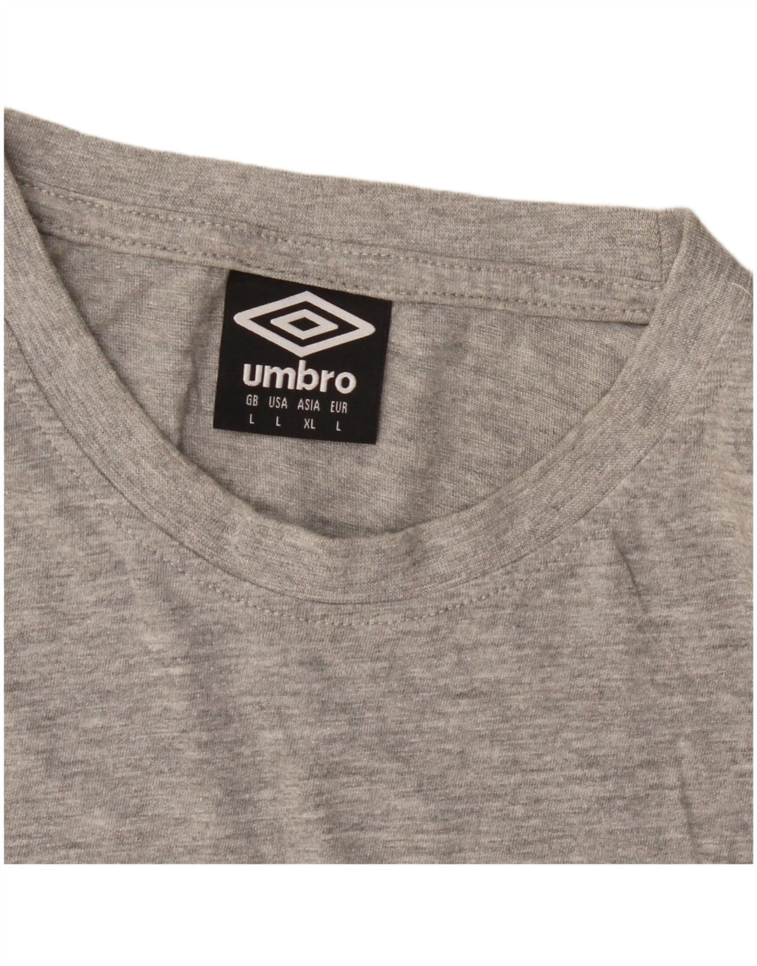 Umbro Mens T-Shirt Top Large Grey