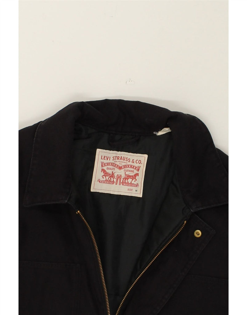 LEVI'S Mens Utility Jacket UK 38 Medium Black Cotton | Vintage Levi's | Thrift | Second-Hand Levi's | Used Clothing | Messina Hembry 